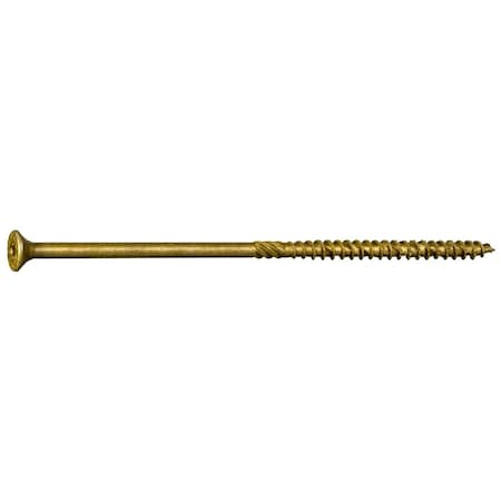 Saberdrive Deck Screw, #12 x 6 in, Steel, Torx Drive, 25 PK 55554